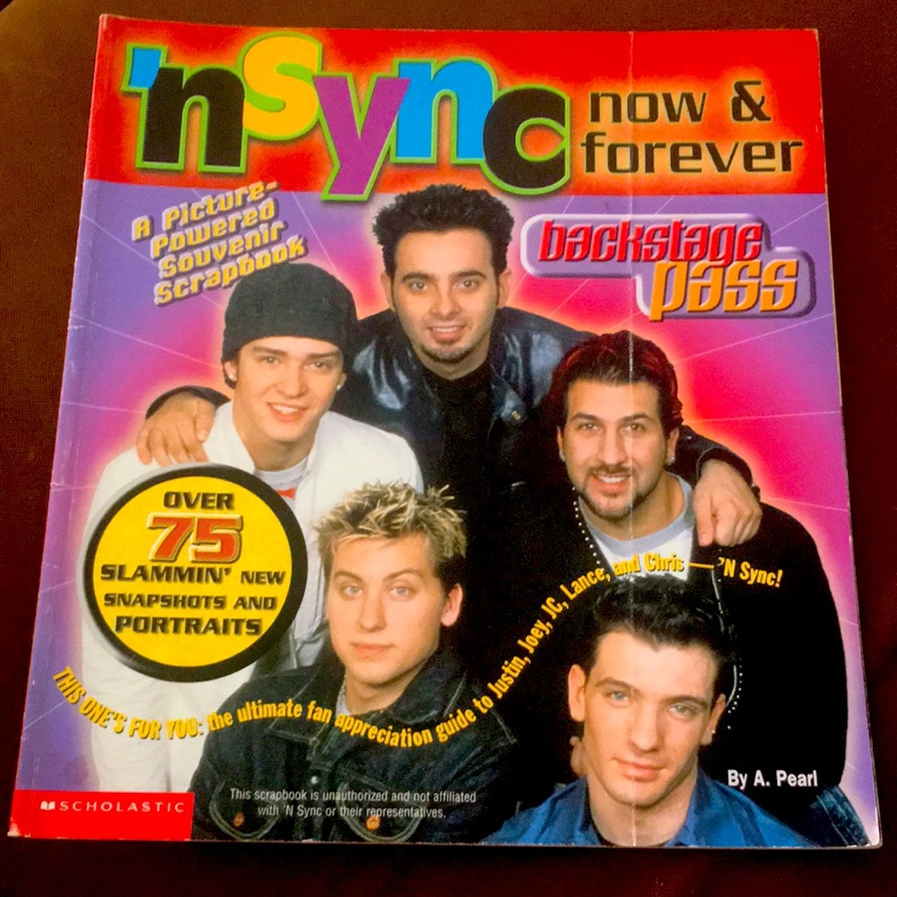 Vintage NSYNC Now & Forever Backstage Pass Memorabilia Photo Book 90s
